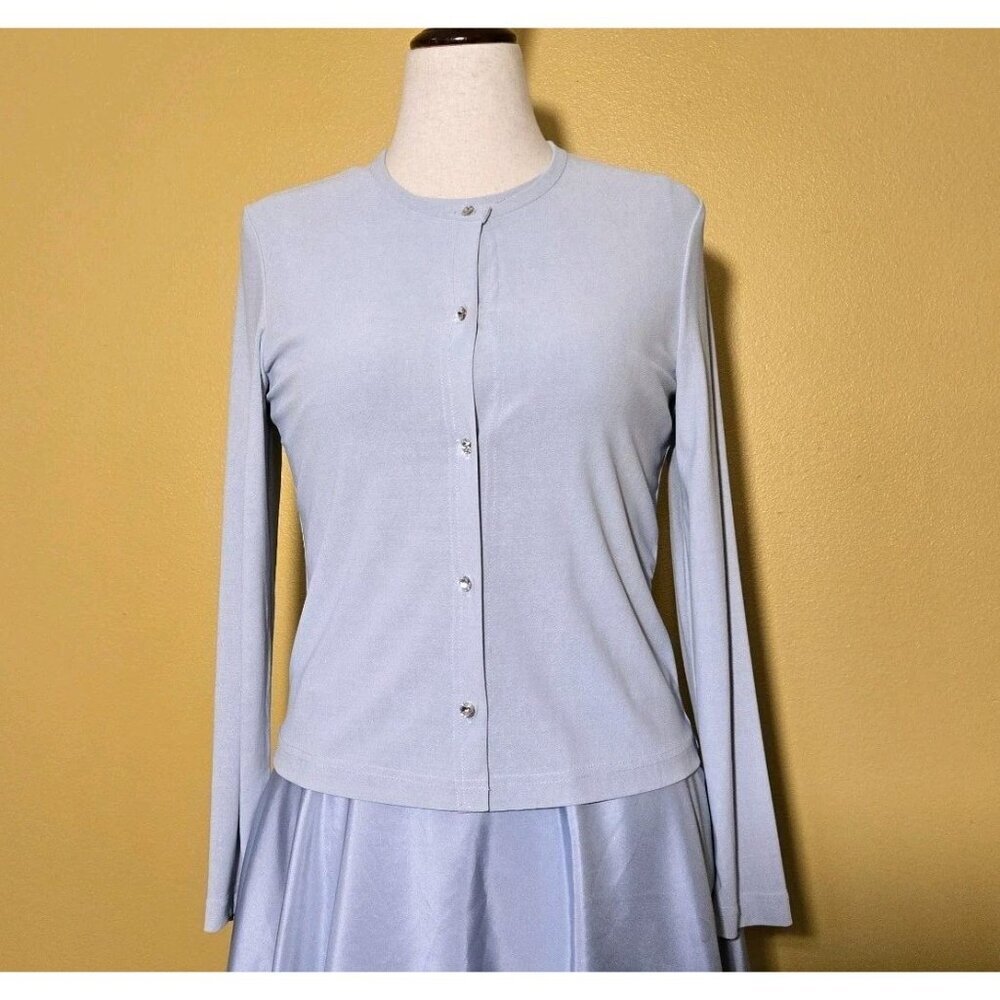 Js Collections Size 8 Light Blue Full Length Gown… - image 3